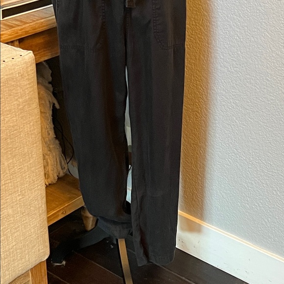 Abercrombie & Fitch Black Sleeveless Belted Jumpsuit Size Small - Picture 3 of 8